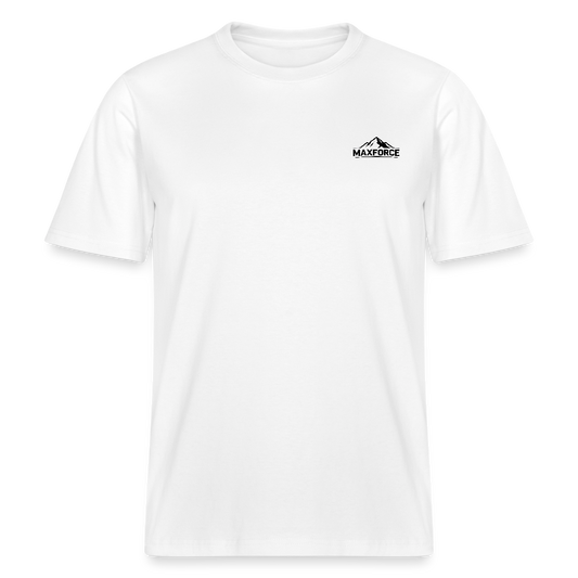 MaxForce Allday Tee - Echoes of Trails Unisex BLK LOGO - Weiß