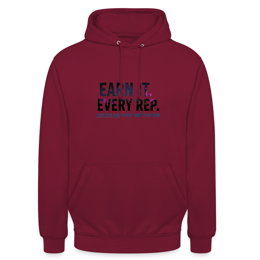 *Limited* Unisex Premium Hoodie "Burgundy-Red" - bordeaux