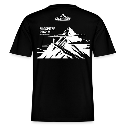 MaxForce Allday Tee - Zugspitze WH LOGO - Schwarz