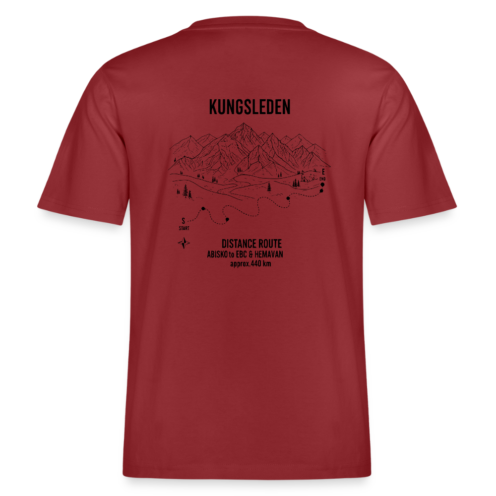 MaxForce Vert Club Tee – Kungsleden 440 km - red earth