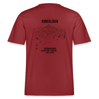 MaxForce Vert Club Tee – Kungsleden 440 km - red earth