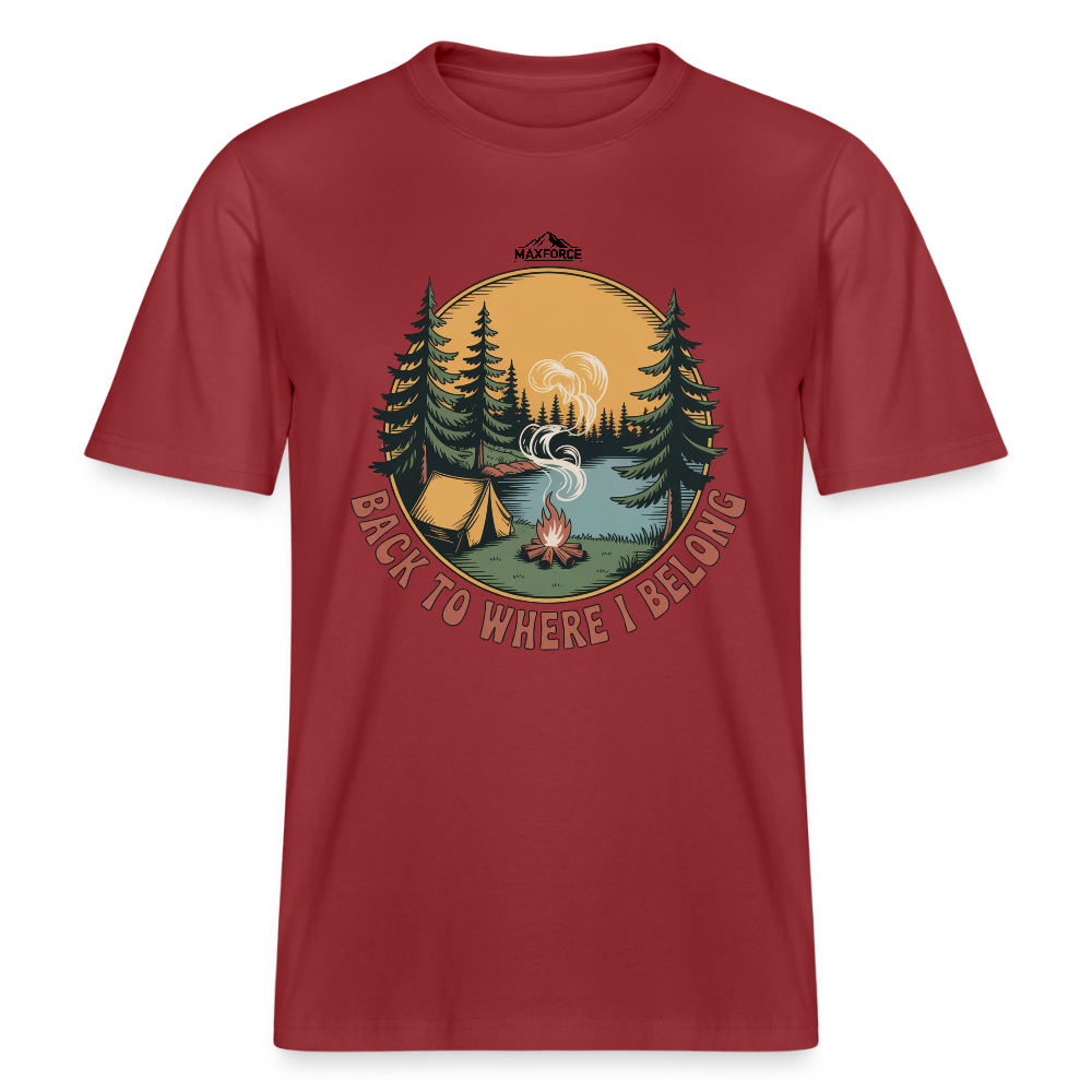 BACK TO WHERE I BELONG | Bio-Baumwolle - Erdrot