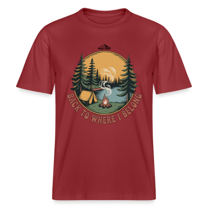 BACK TO WHERE I BELONG | Bio-Baumwolle - Erdrot