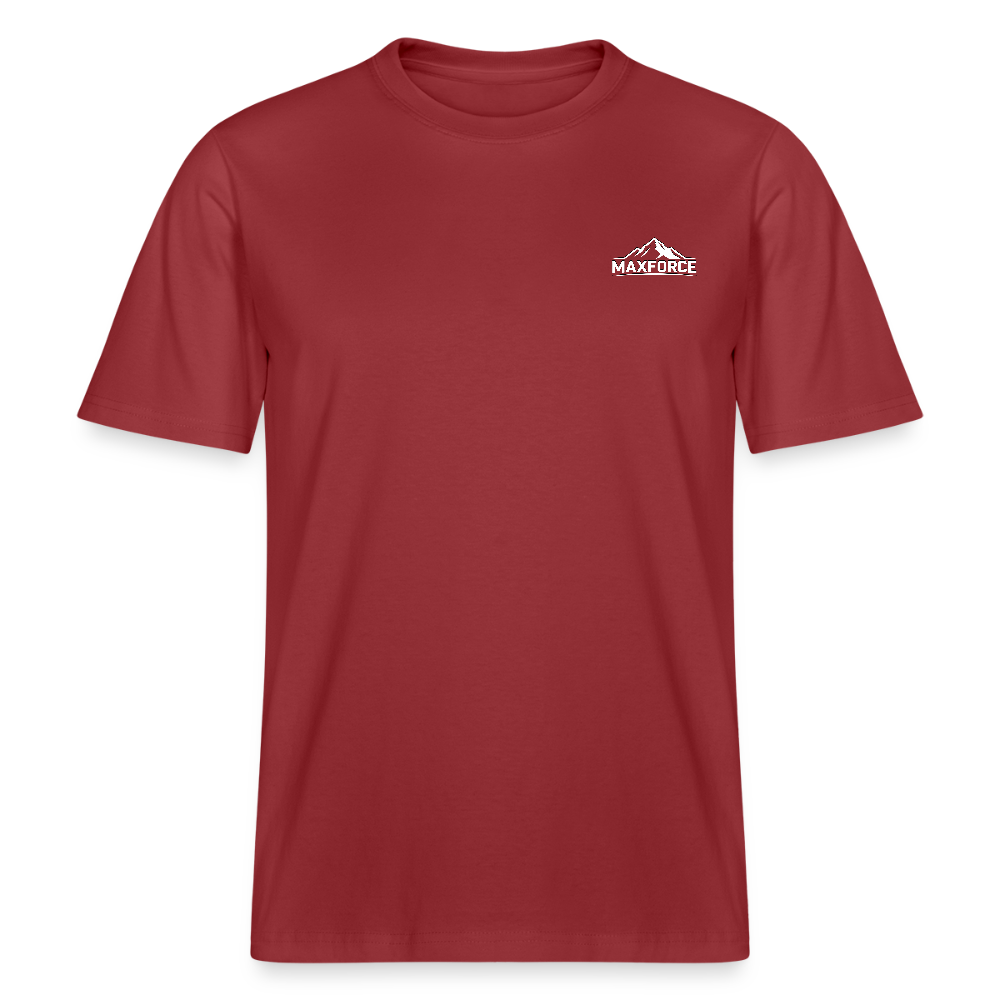 MaxForce Allday Tee - Brocken 1141m WH LOGO - Erdrot