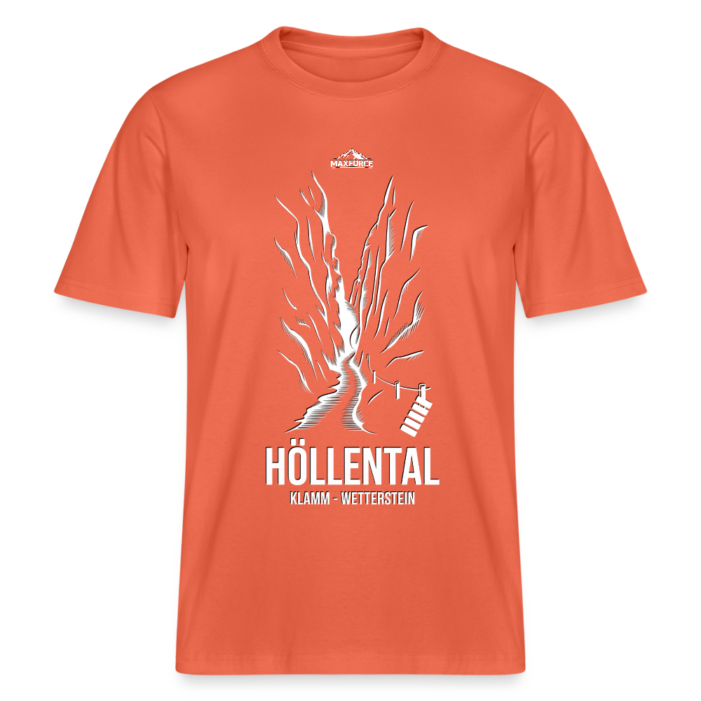 MaxForce Summit Tee – Höllental White Logo - Hellrot