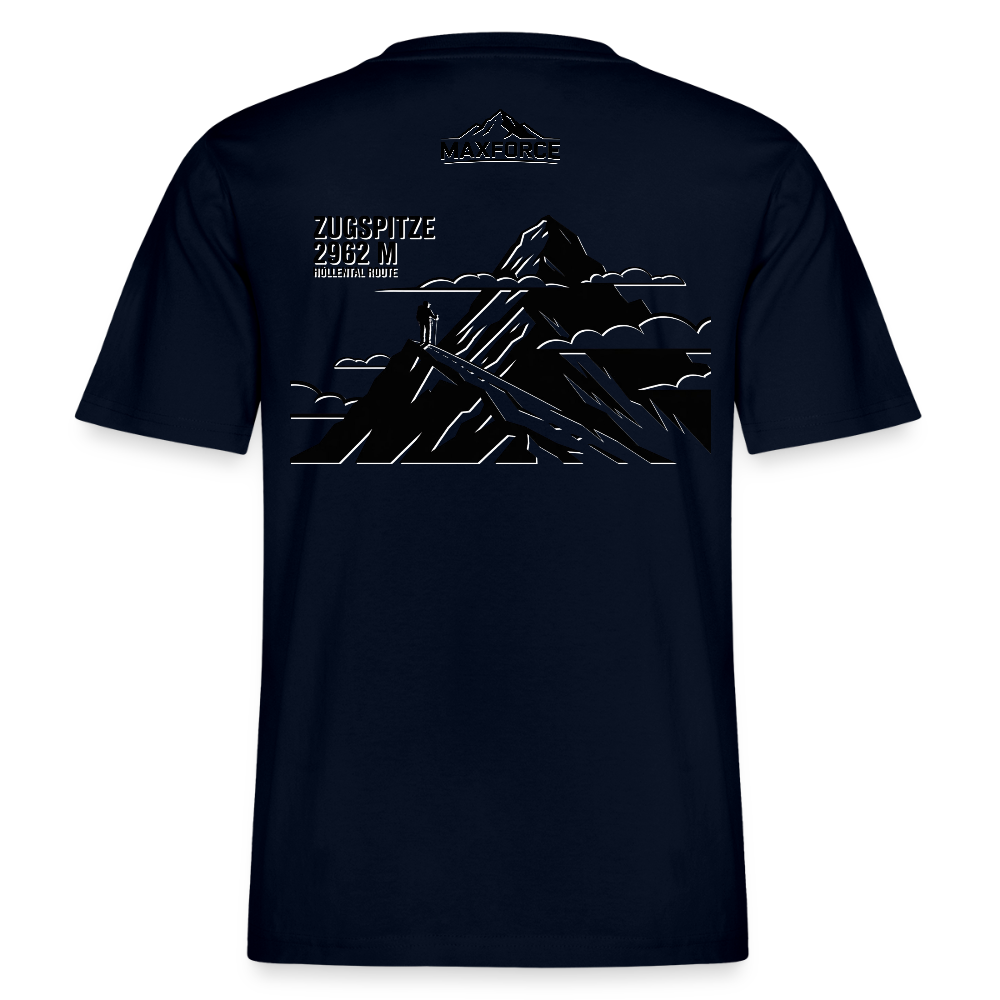 MaxForce Allday Tee - Zugspitze BLK LOGO - Navy