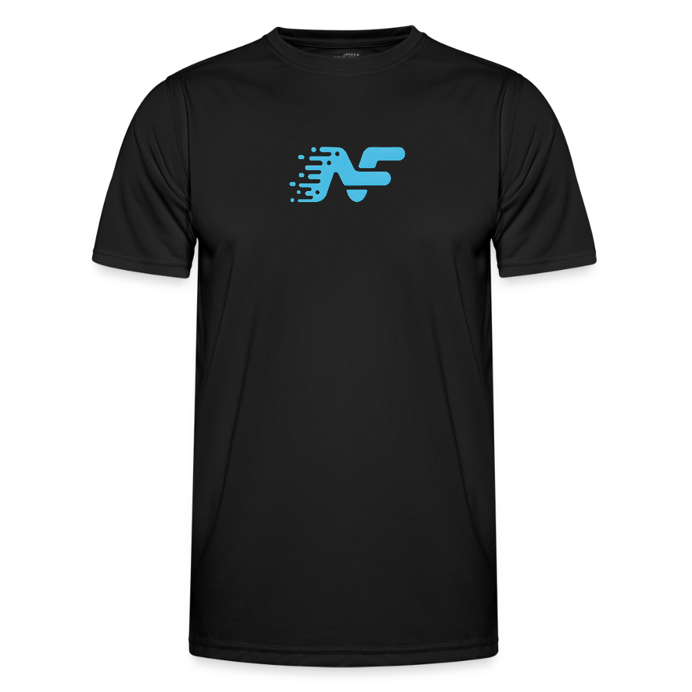 Men's Active Wear T-Shirt "black" - black