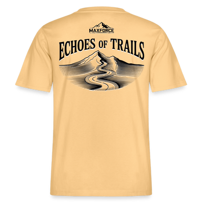MaxForce Allday Tee - Echoes of Trails Unisex BLK LOGO - Hellgelb