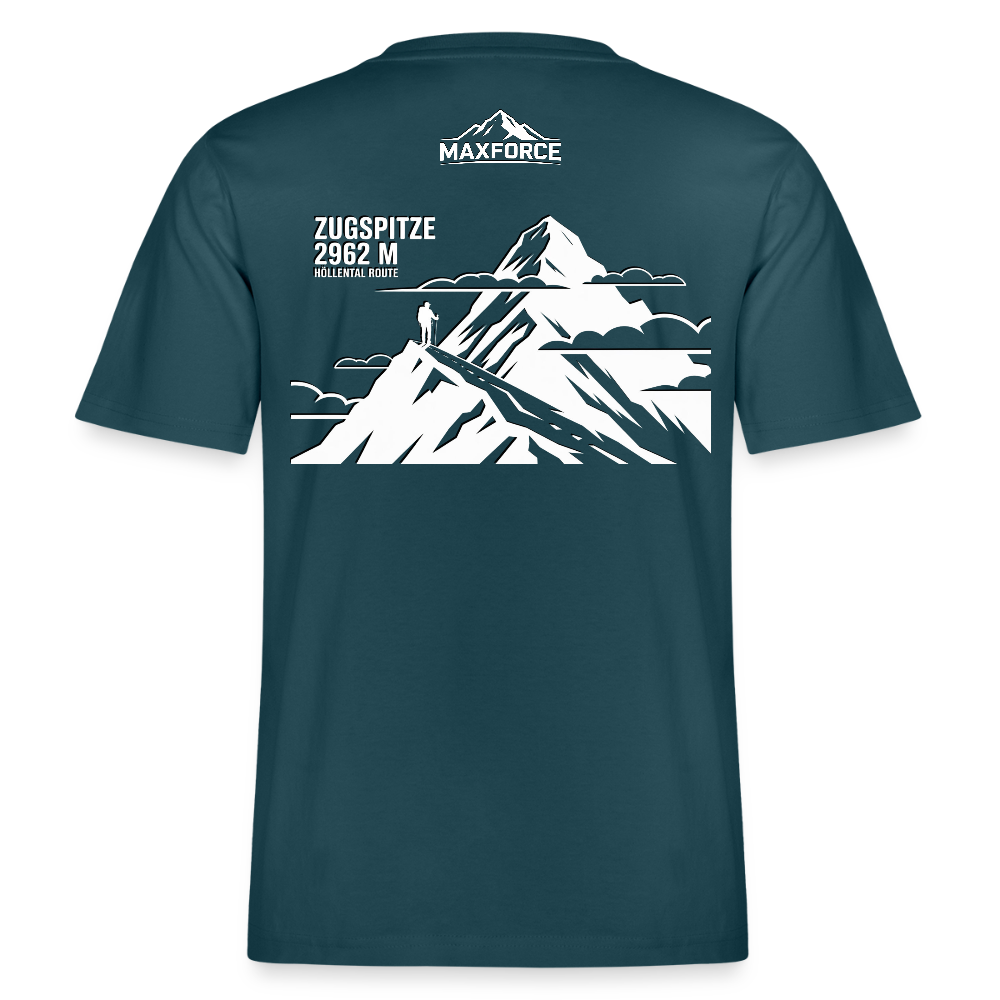 MaxForce Allday Tee - Zugspitze WH LOGO - Dunkles Petrol