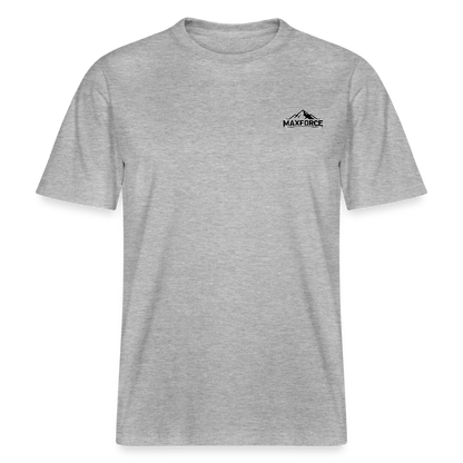 MaxForce Allday Tee - Brocken 1141m BLK LOGO - Grau meliert