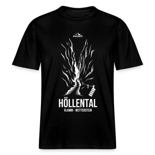 MaxForce Summit Tee – Höllental White Logo - Schwarz