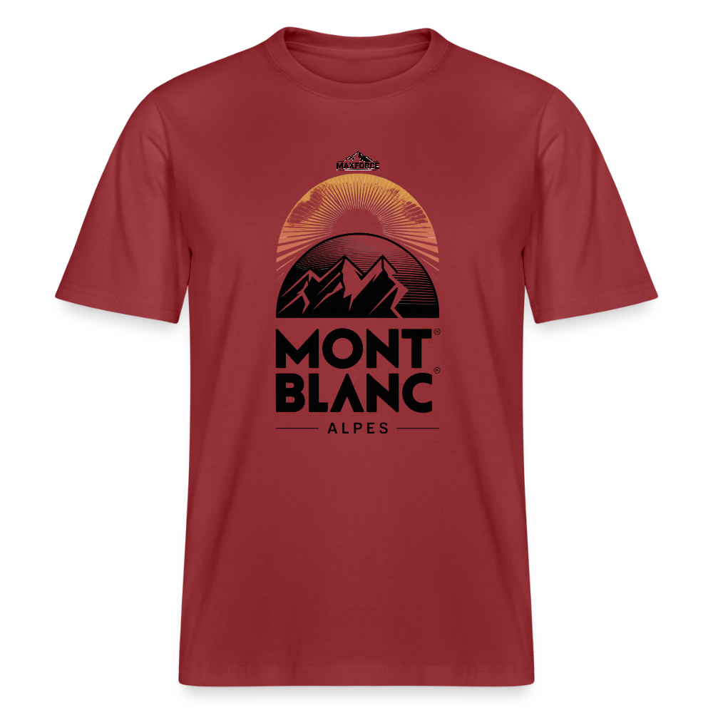 MaxForce Allday Tee - Mont Blanc BLK LOGO - Erdrot