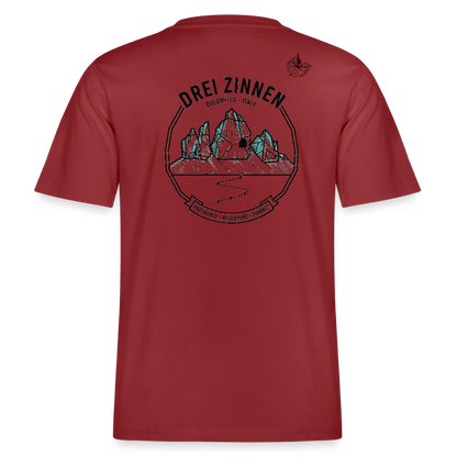 MaxForce Summit Tee – Drei Zinnen 2999 m - red earth