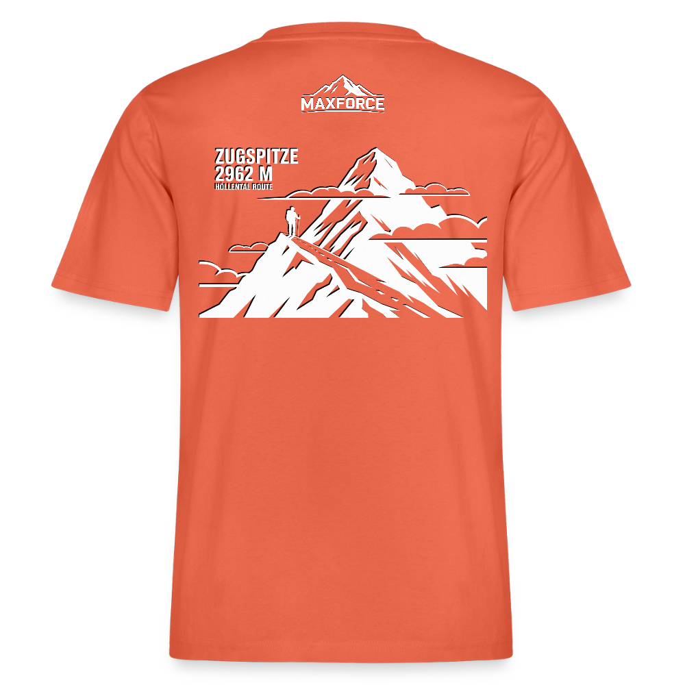MaxForce Allday Tee - Zugspitze WH LOGO - Hellrot