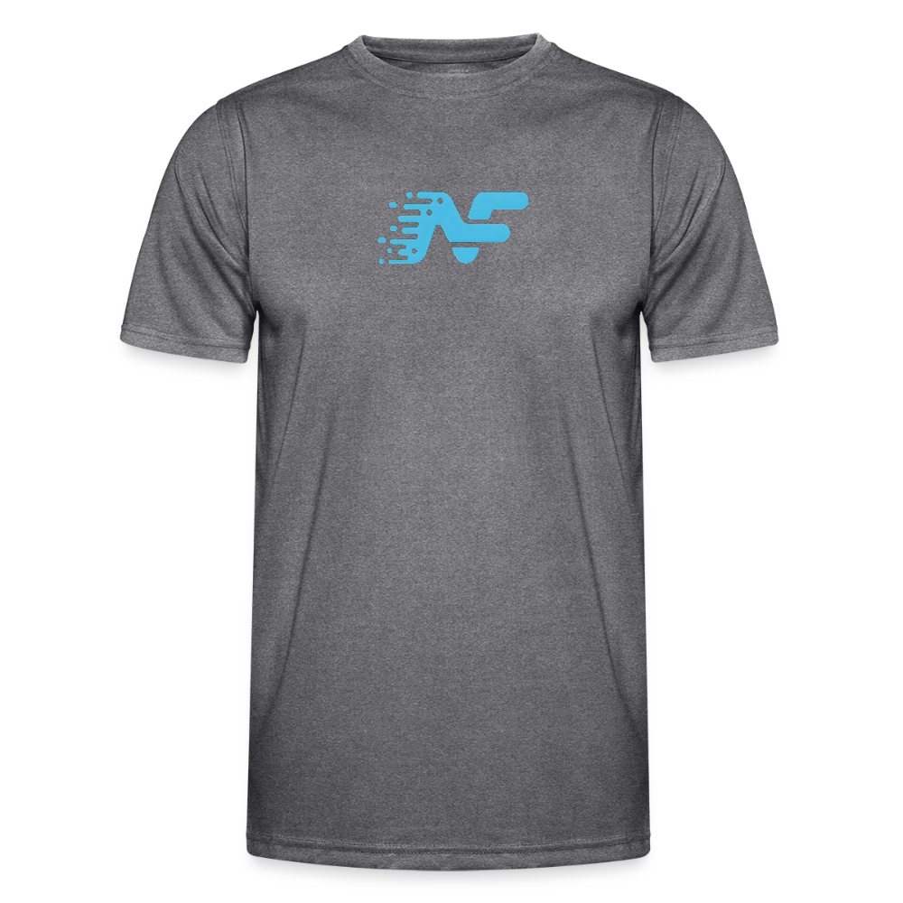Men's Active Wear T-Shirt "grey" - dark melange 