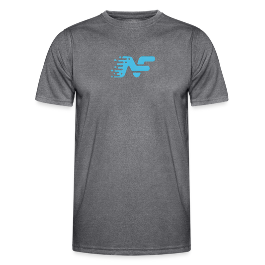 Men's Active Wear T-Shirt "grey" - dark melange 