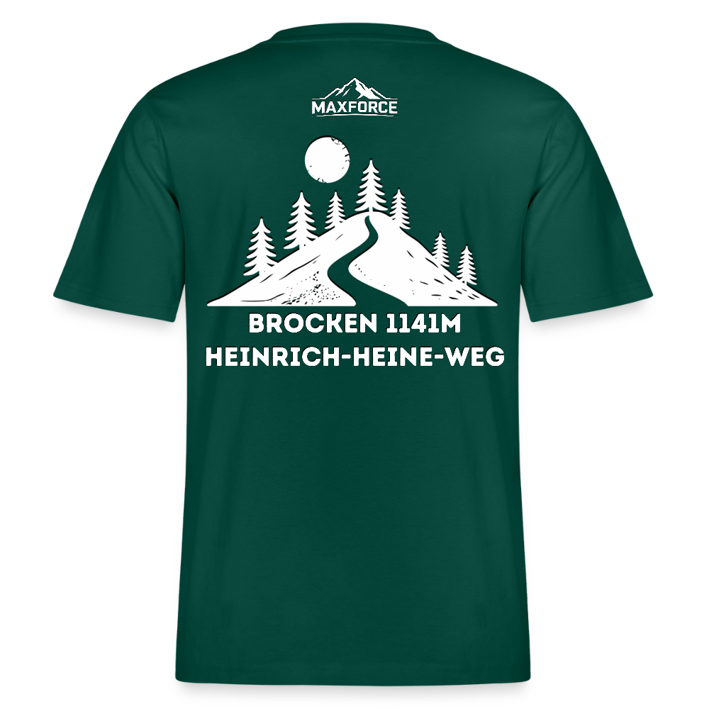 MaxForce Allday Tee - Brocken 1141m WH LOGO - Forest
