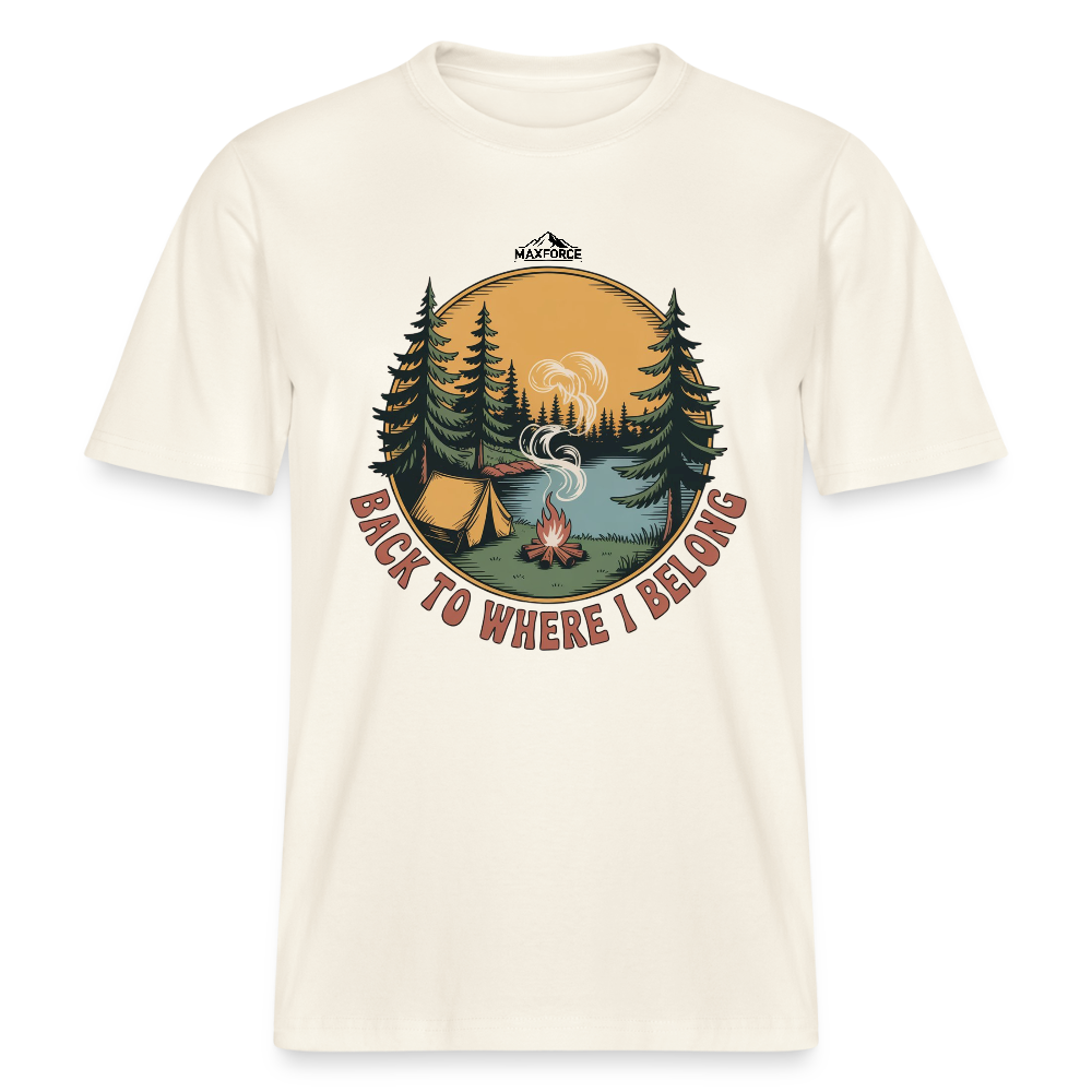 BACK TO WHERE I BELONG | Bio-Baumwolle - Naturweiß 