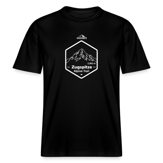 MaxForce Summit Tee – Zugspitze 2962m White Logo - Schwarz