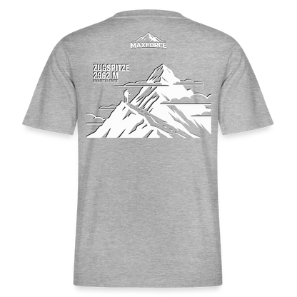 MaxForce Allday Tee - Zugspitze WH LOGO - Grau meliert