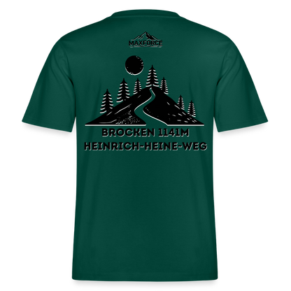 MaxForce Allday Tee - Brocken 1141m BLK LOGO - Forest