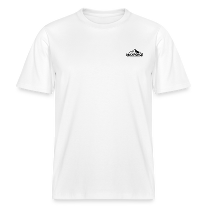 MaxForce Allday Tee - Echoes of Trails Unisex BLK LOGO - Weiß