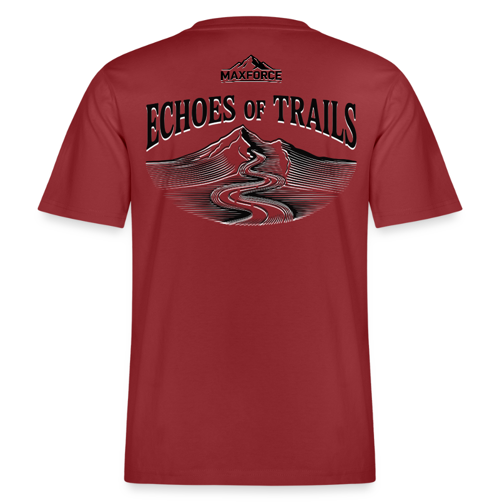 MaxForce Allday Tee - Echoes of Trails Unisex BLK LOGO - Erdrot