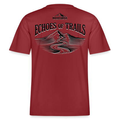 MaxForce Allday Tee - Echoes of Trails Unisex BLK LOGO - Erdrot