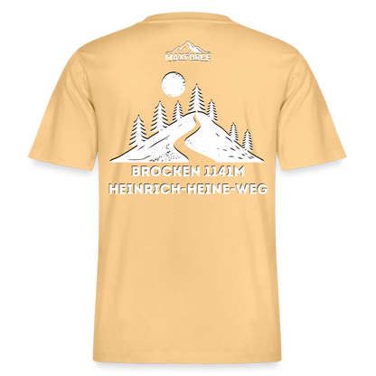 MaxForce Allday Tee - Brocken 1141m WH LOGO - Hellgelb