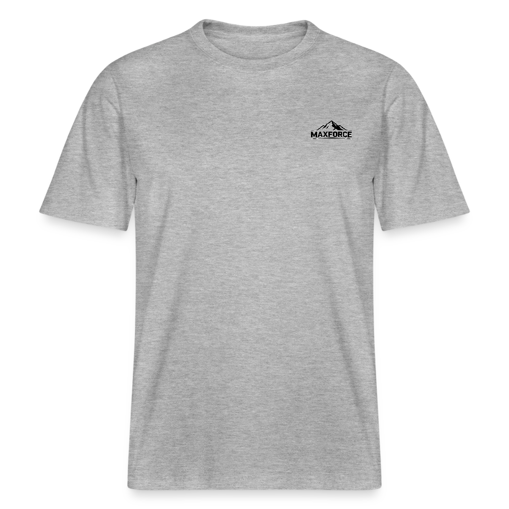 MaxForce Allday Tee - Echoes of Trails Unisex BLK LOGO - Grau meliert