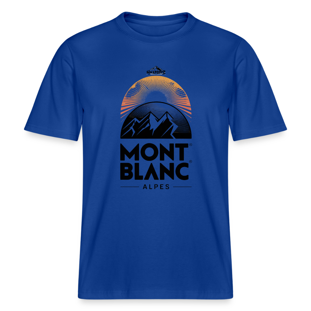 MaxForce Allday Tee - Mont Blanc BLK LOGO - Dunkelblau
