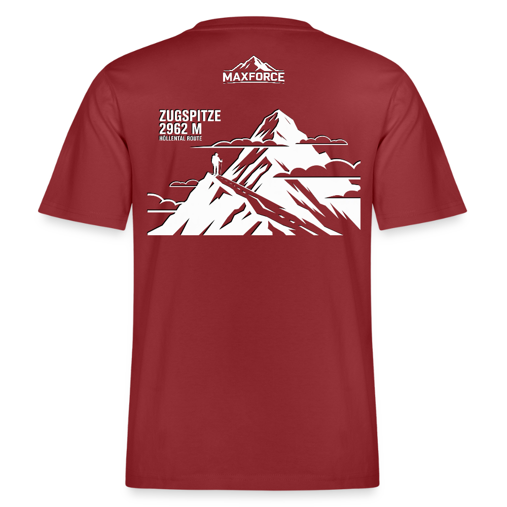 MaxForce Allday Tee - Zugspitze WH LOGO - Erdrot