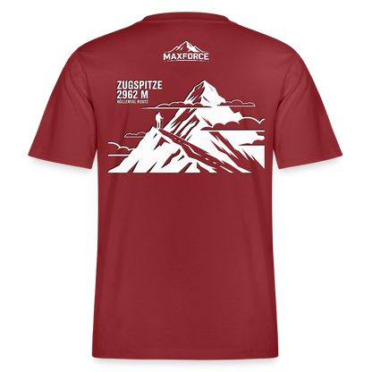 MaxForce Allday Tee - Zugspitze WH LOGO - Erdrot