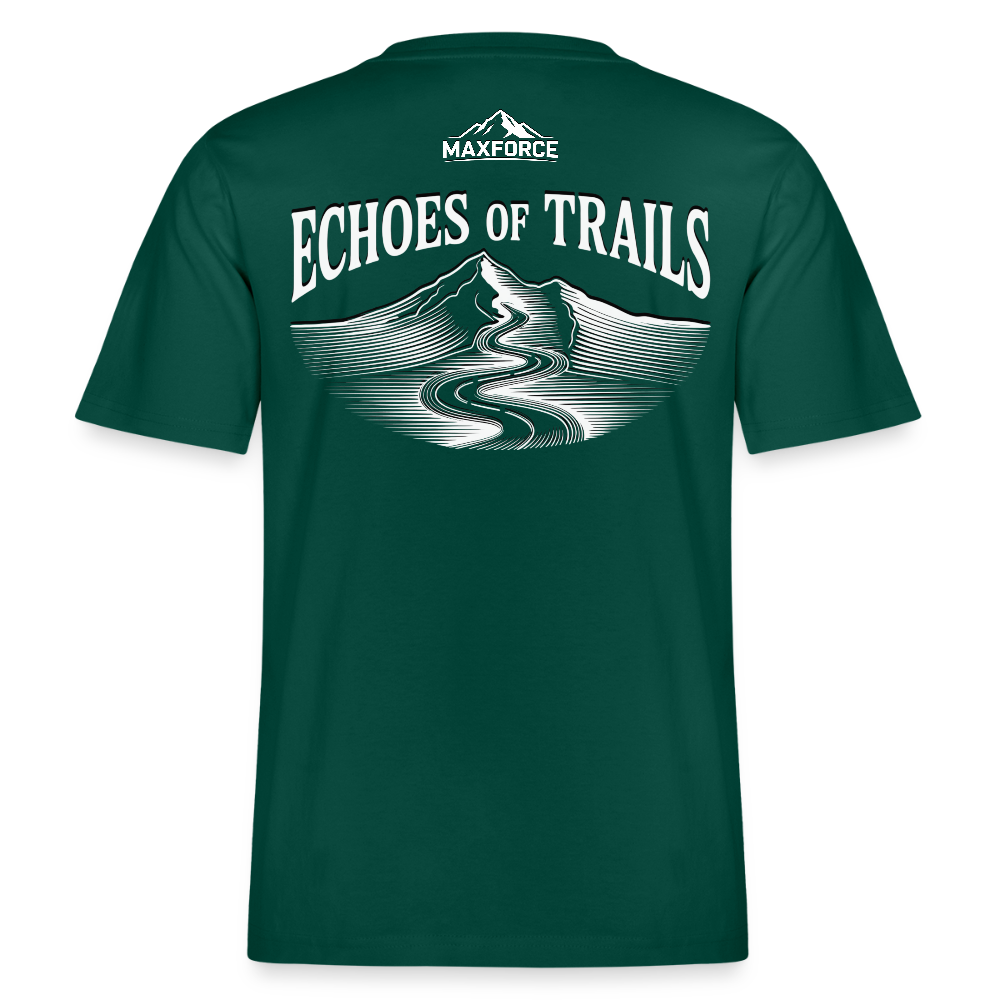 MaxForce Allday Tee - Echoes of Trails Unisex WH LOGO - Forest
