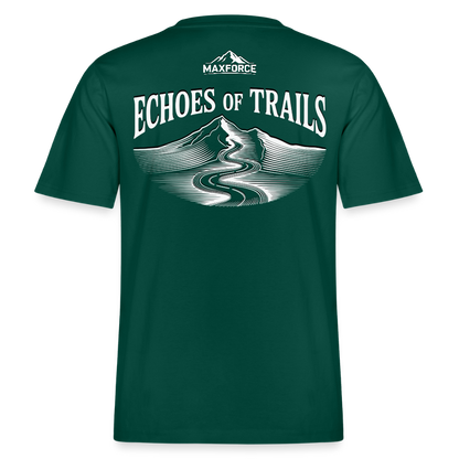 MaxForce Allday Tee - Echoes of Trails Unisex WH LOGO - Forest