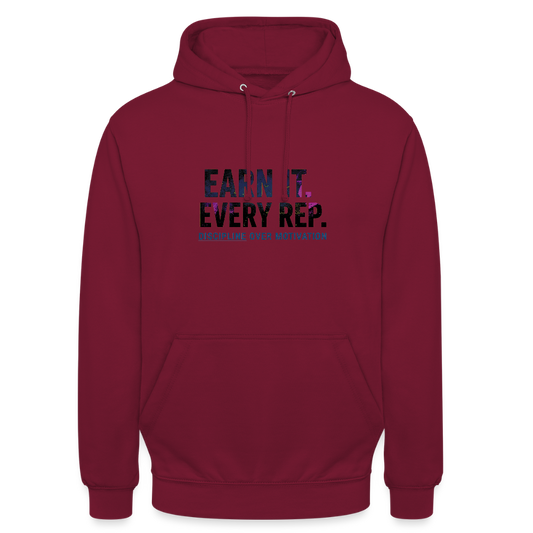 *Limited* Unisex Premium Hoodie "Burgundy-Red" - bordeaux
