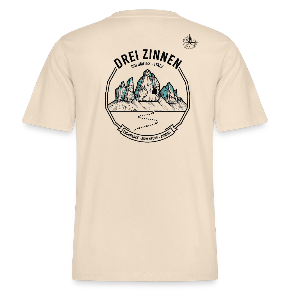 MaxForce Summit Tee – Drei Zinnen 2999 m - natural raw