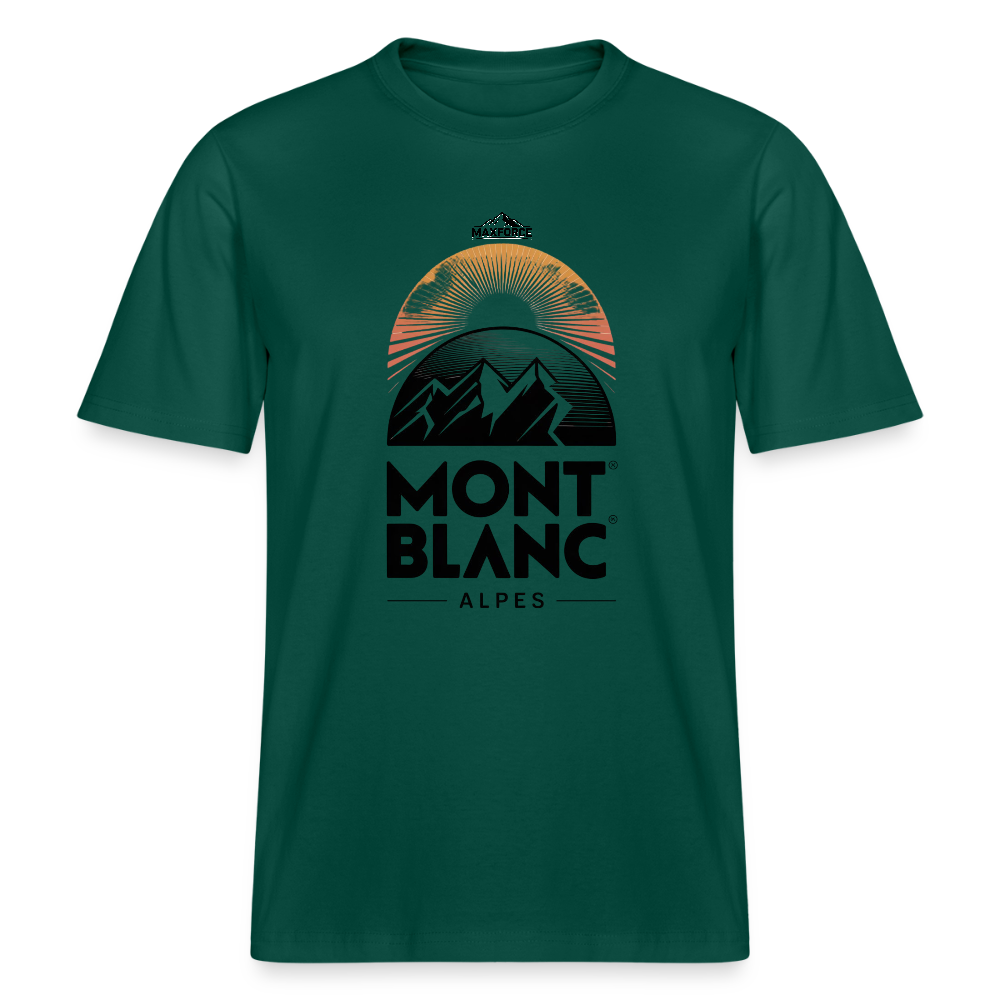 MaxForce Allday Tee - Mont Blanc BLK LOGO - Forest