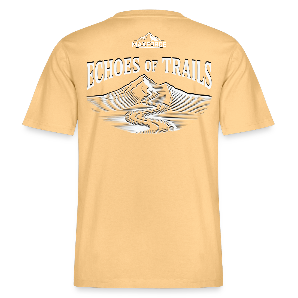 MaxForce Allday Tee - Echoes of Trails Unisex WH LOGO - Hellgelb