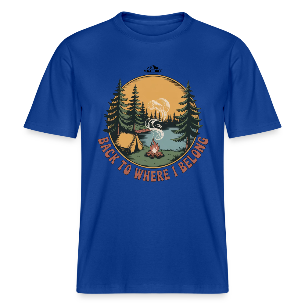 BACK TO WHERE I BELONG | Bio-Baumwolle - Dunkelblau