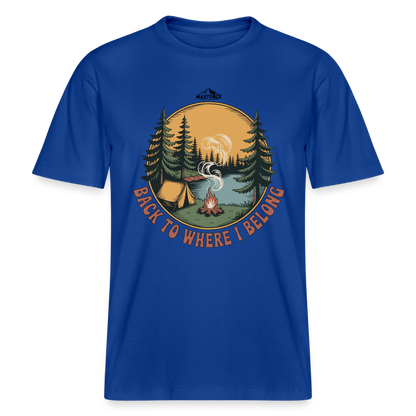 BACK TO WHERE I BELONG | Bio-Baumwolle - Dunkelblau