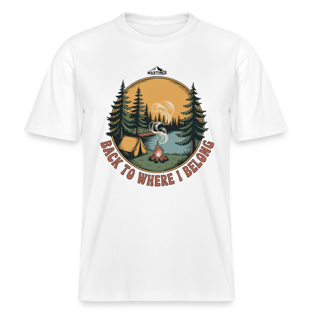 BACK TO WHERE I BELONG | Bio-Baumwolle - Weiß
