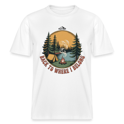 BACK TO WHERE I BELONG | Bio-Baumwolle - Weiß