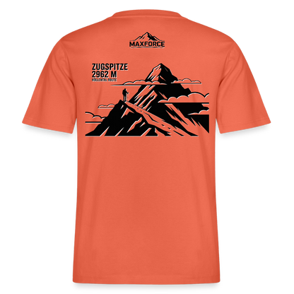 MaxForce Allday Tee - Zugspitze BLK LOGO - Hellrot