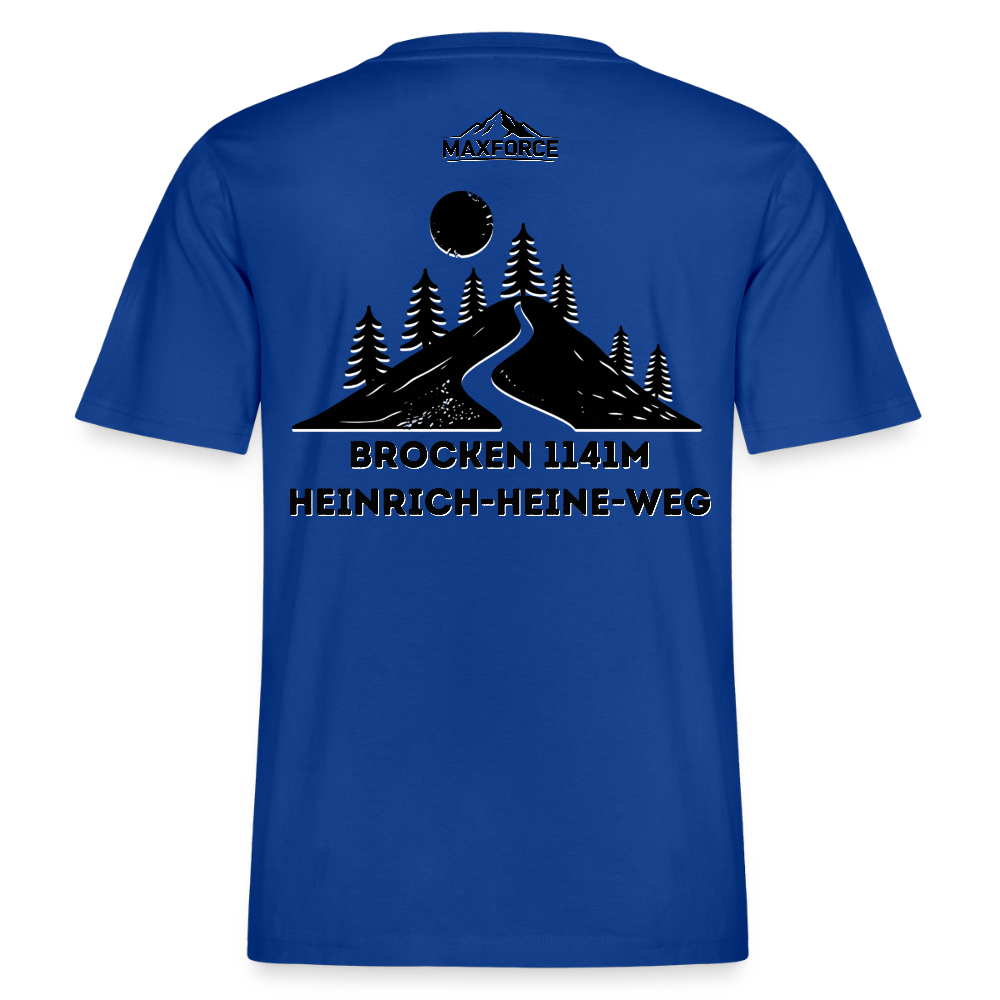 MaxForce Allday Tee - Brocken 1141m BLK LOGO - Dunkelblau