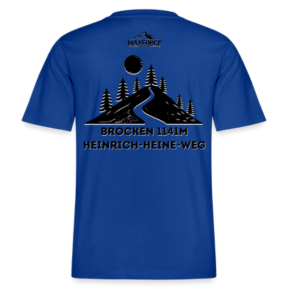 MaxForce Allday Tee - Brocken 1141m BLK LOGO - Dunkelblau