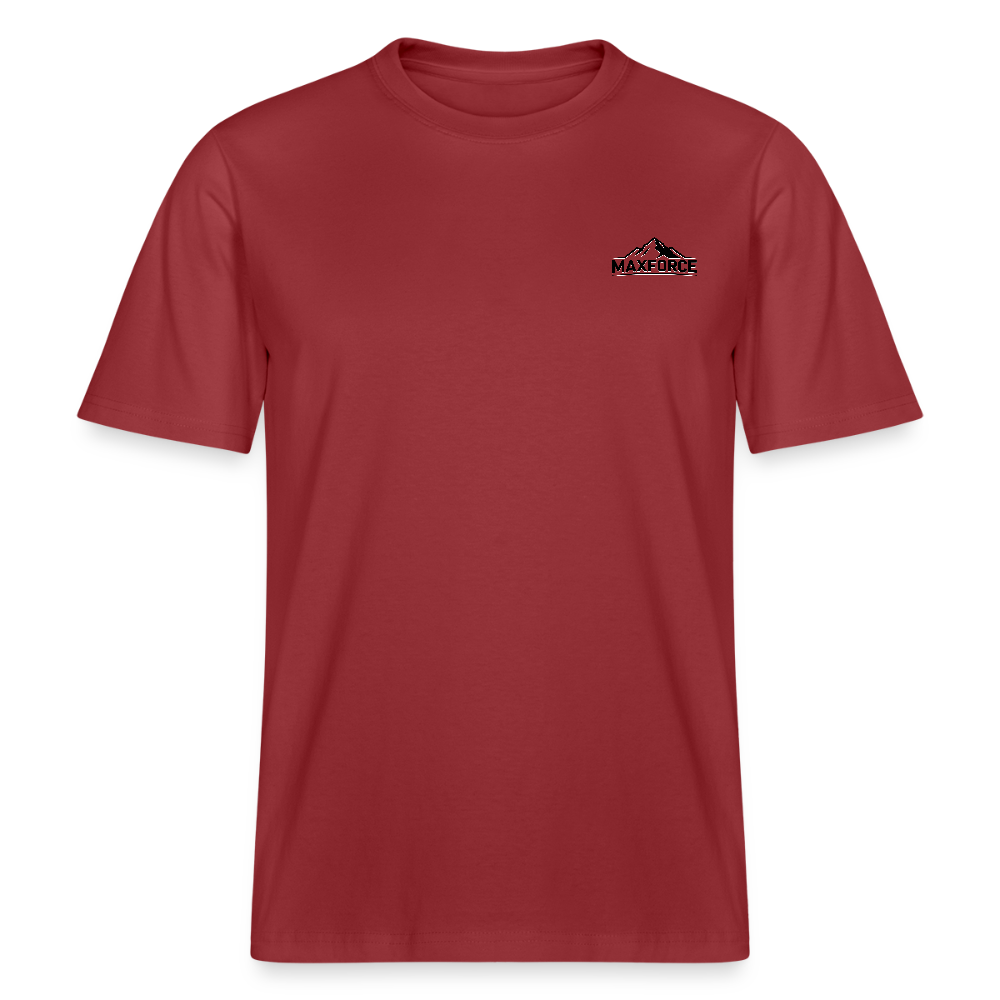 MaxForce Allday Tee - Zugspitze BLK LOGO - Erdrot