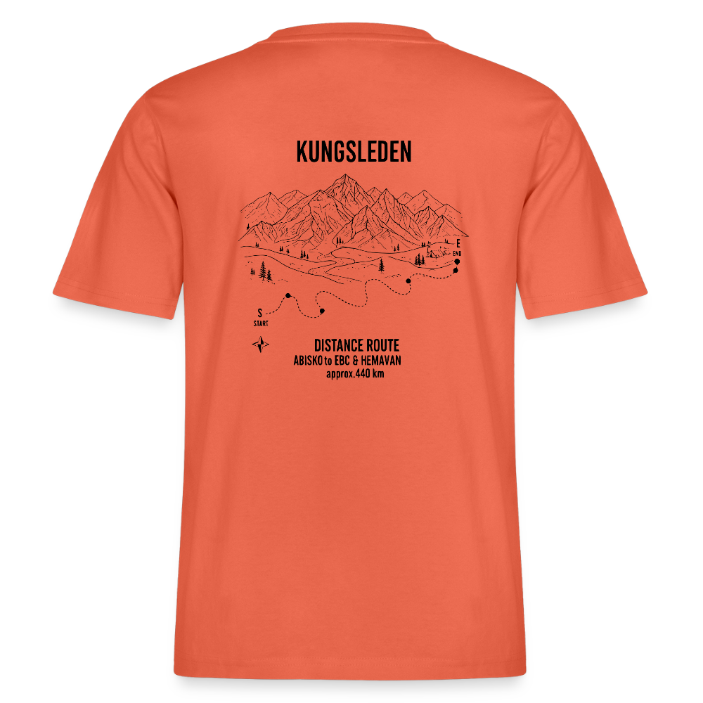 MaxForce Vert Club Tee – Kungsleden 440 km - light red