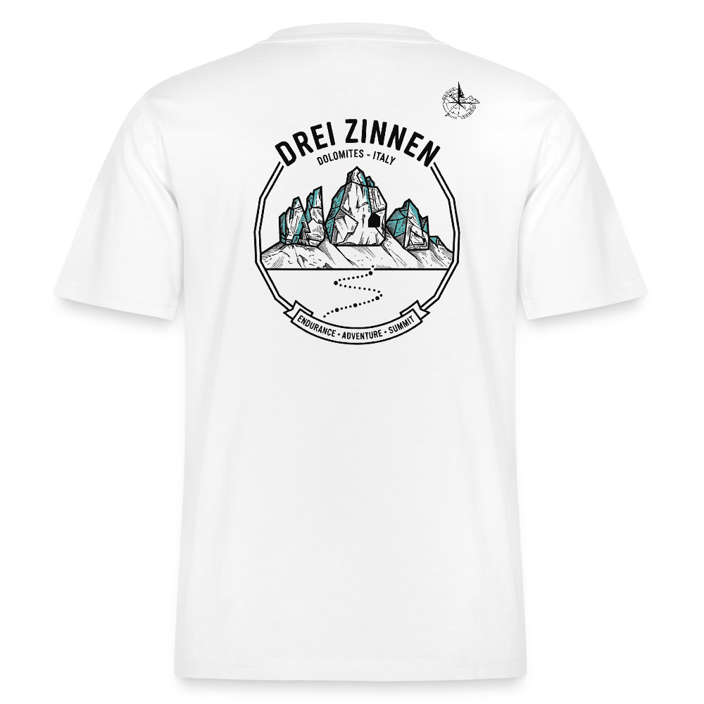 MaxForce Summit Tee – Drei Zinnen 2999 m - white