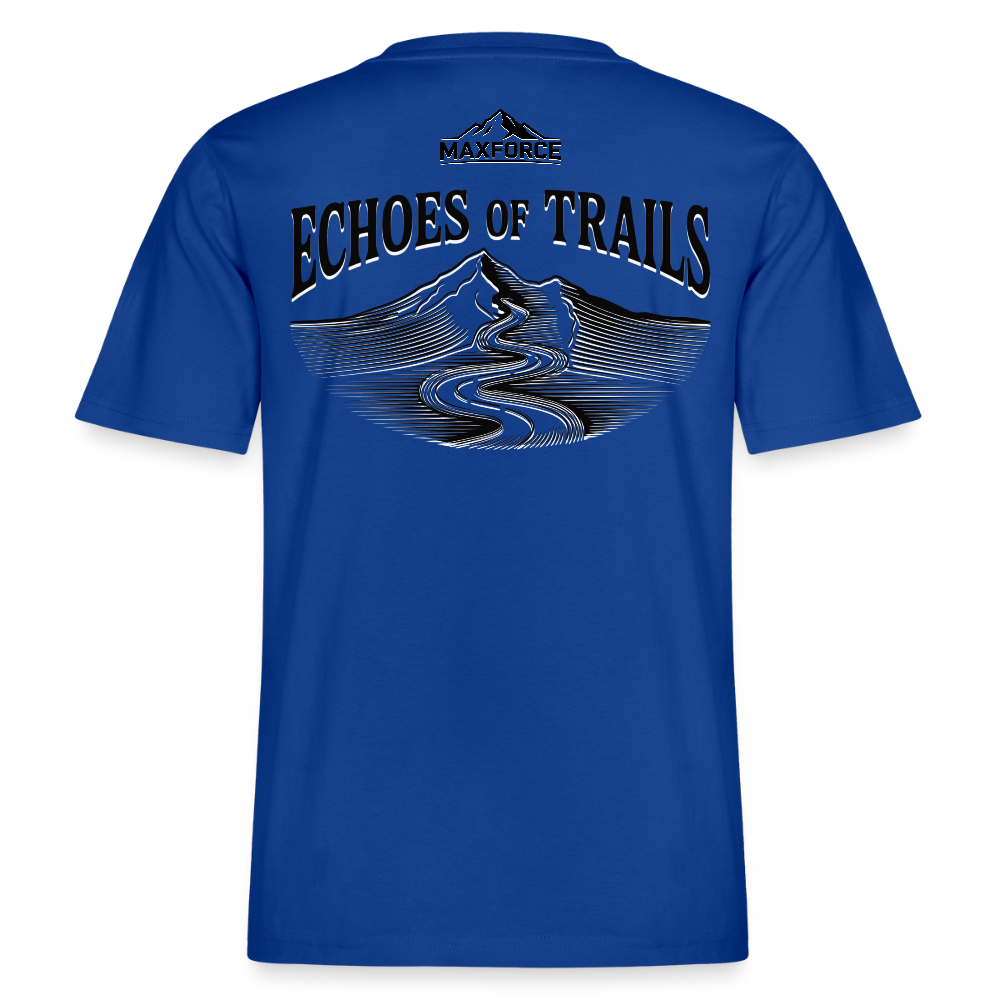 MaxForce Allday Tee - Echoes of Trails Unisex BLK LOGO - Dunkelblau